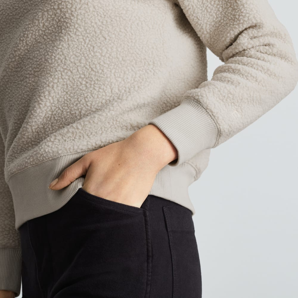 The ReNew Fleece Raglan Sweatshirt | Sandstone - Image 5