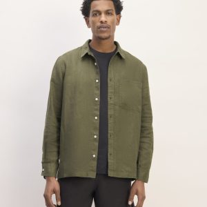 The Linen Straight Hem Shirt | Kalamata