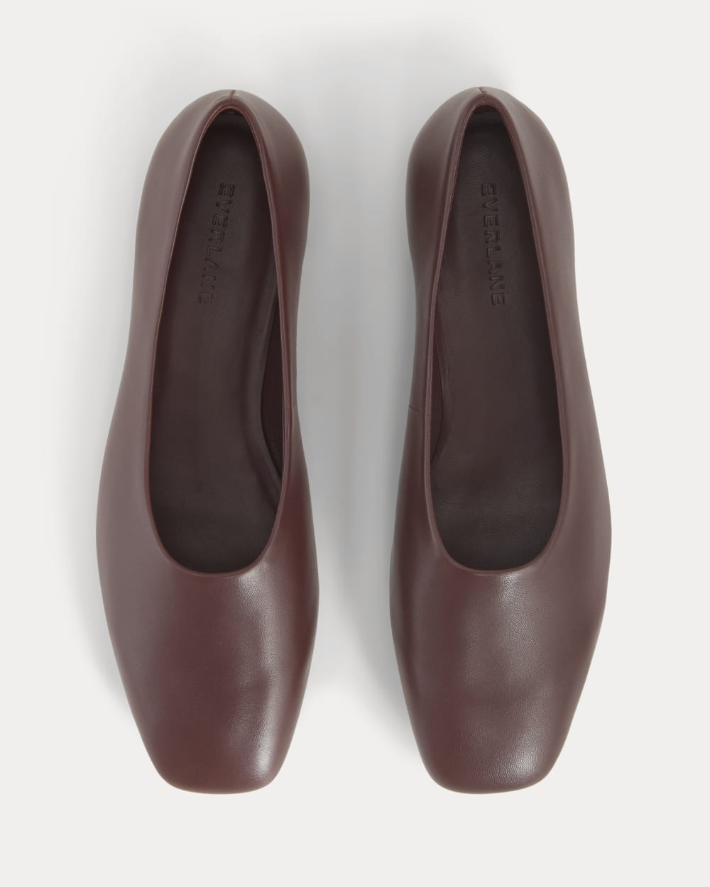 Gallery Square-Toe Flat | Burgundy - Image 3