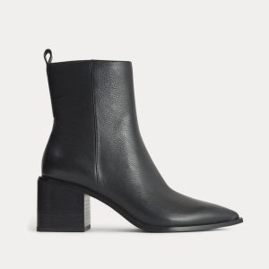 Studio Block Heel Boot |  Black