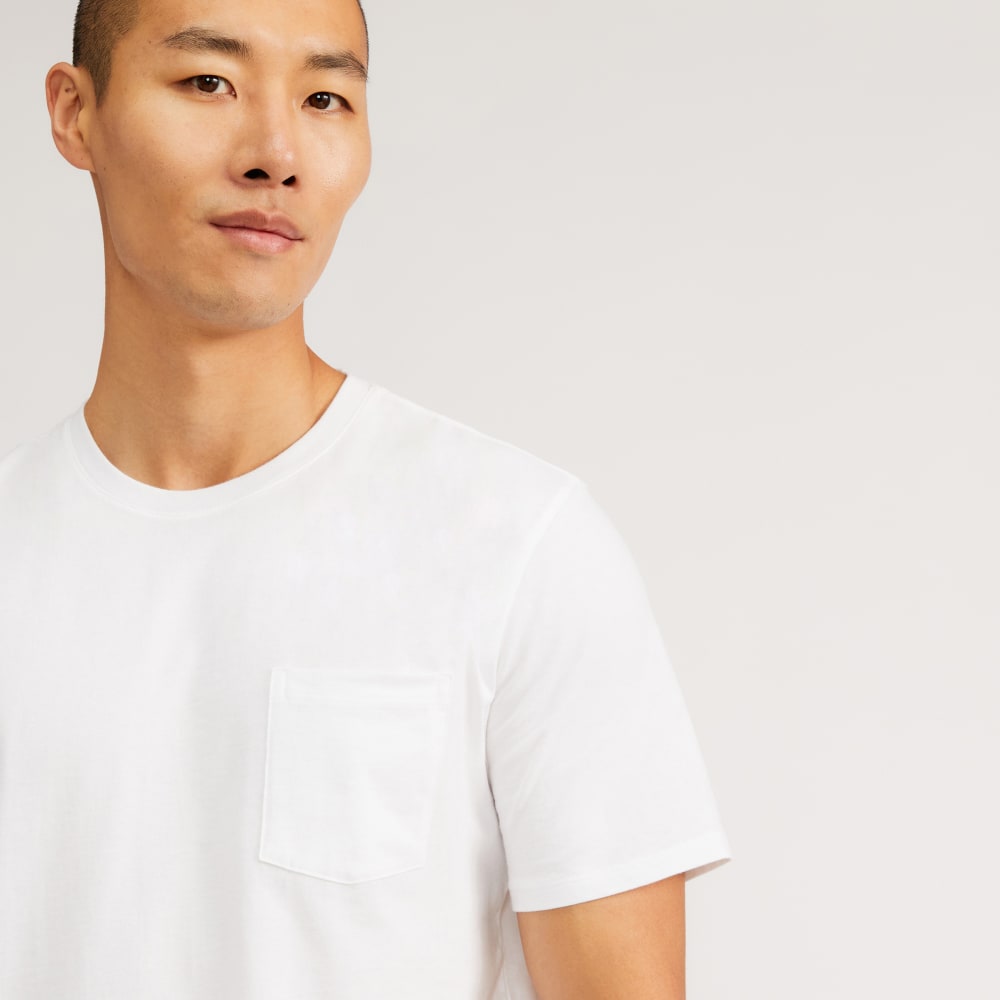 The Premium-Weight Pocket Tee | Uniform | White - Image 4