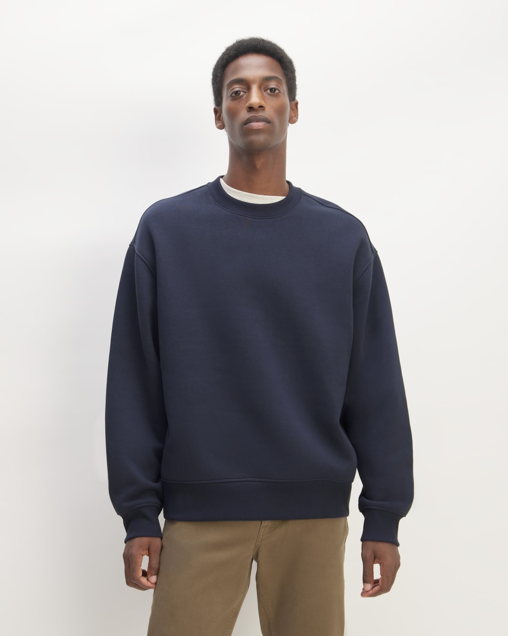The ReTrack Crewneck Sweatshirt | Navy