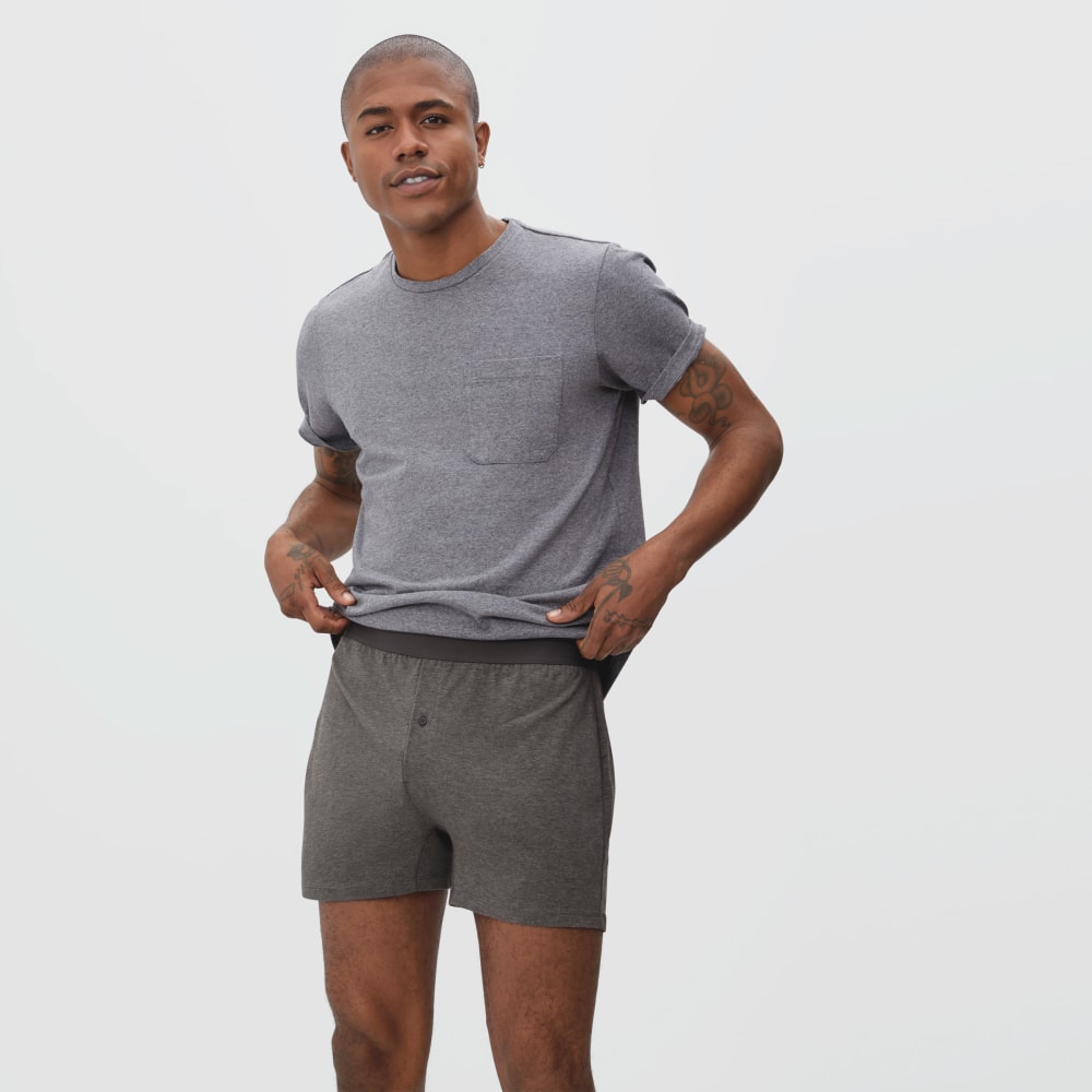 The Supima® Boxer | Uniform | Heathered Charcoal - Image 2