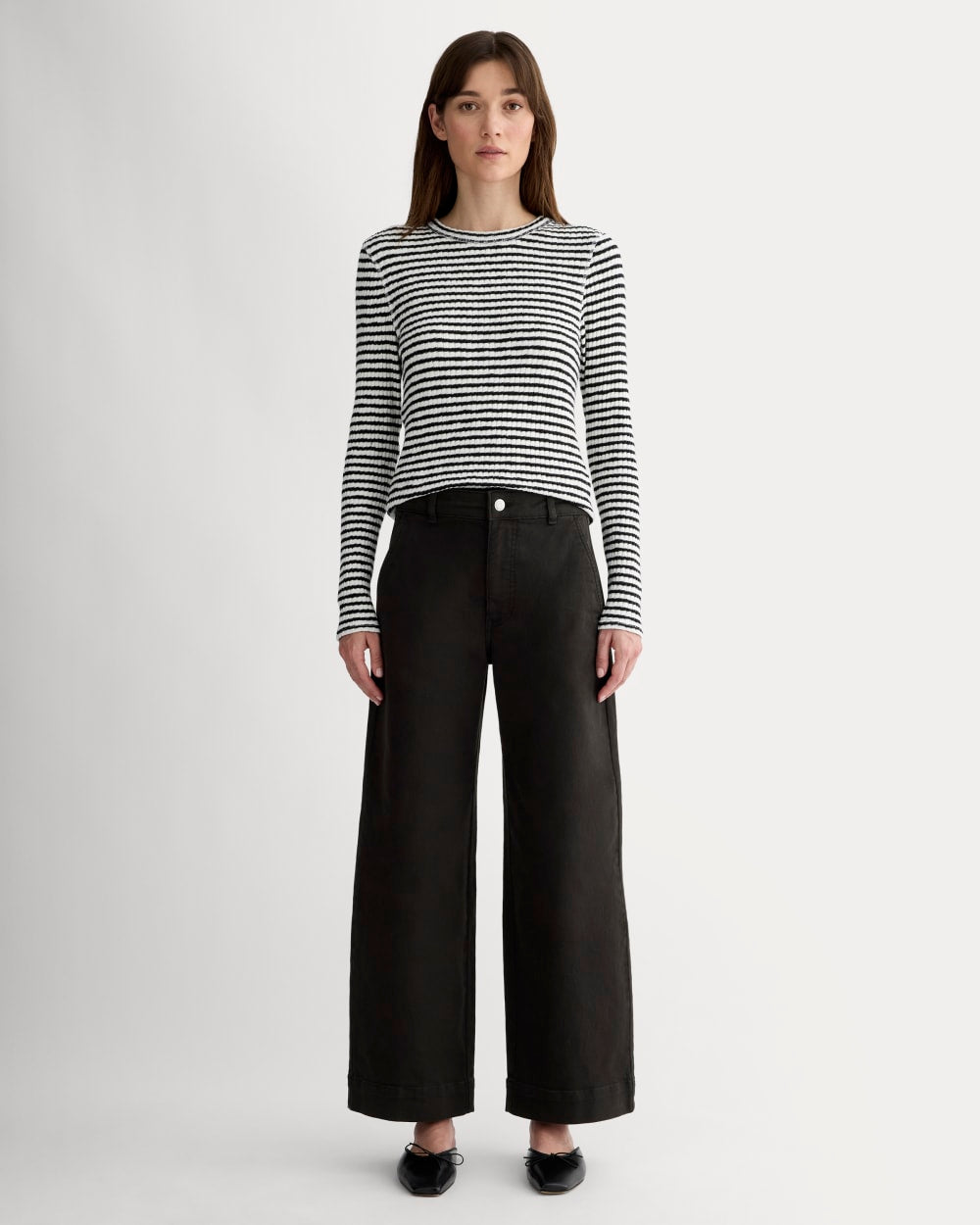 The Utility Wide-Leg Pant | Black