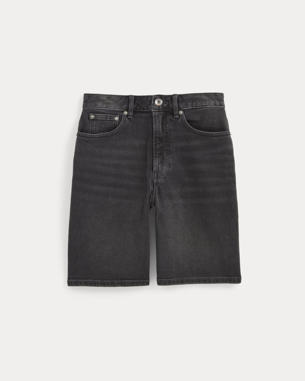 The Long A-Line Denim Short | Night - Image 2