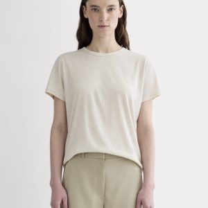 The Slim Air Tee | Heathered Oat