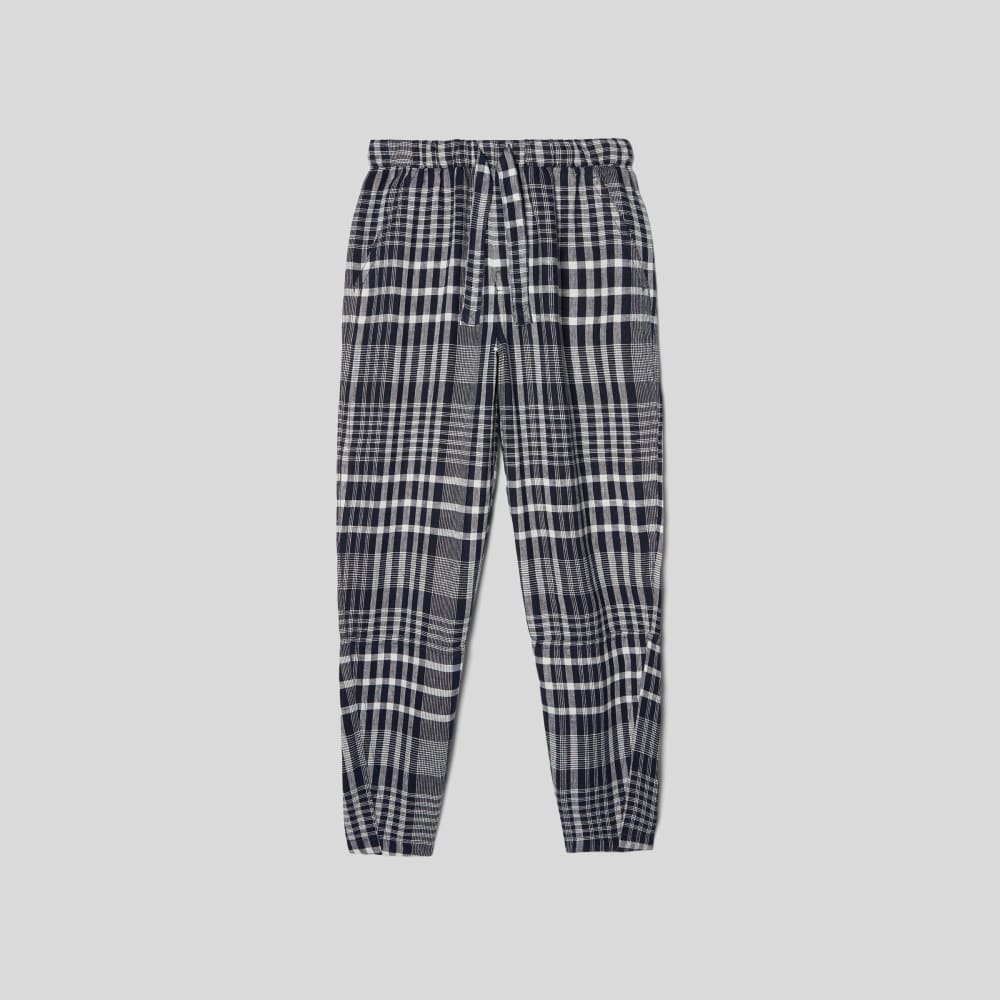 The Linen Pull-On Barrel Pant | Canvas Tan / Navy - Image 2