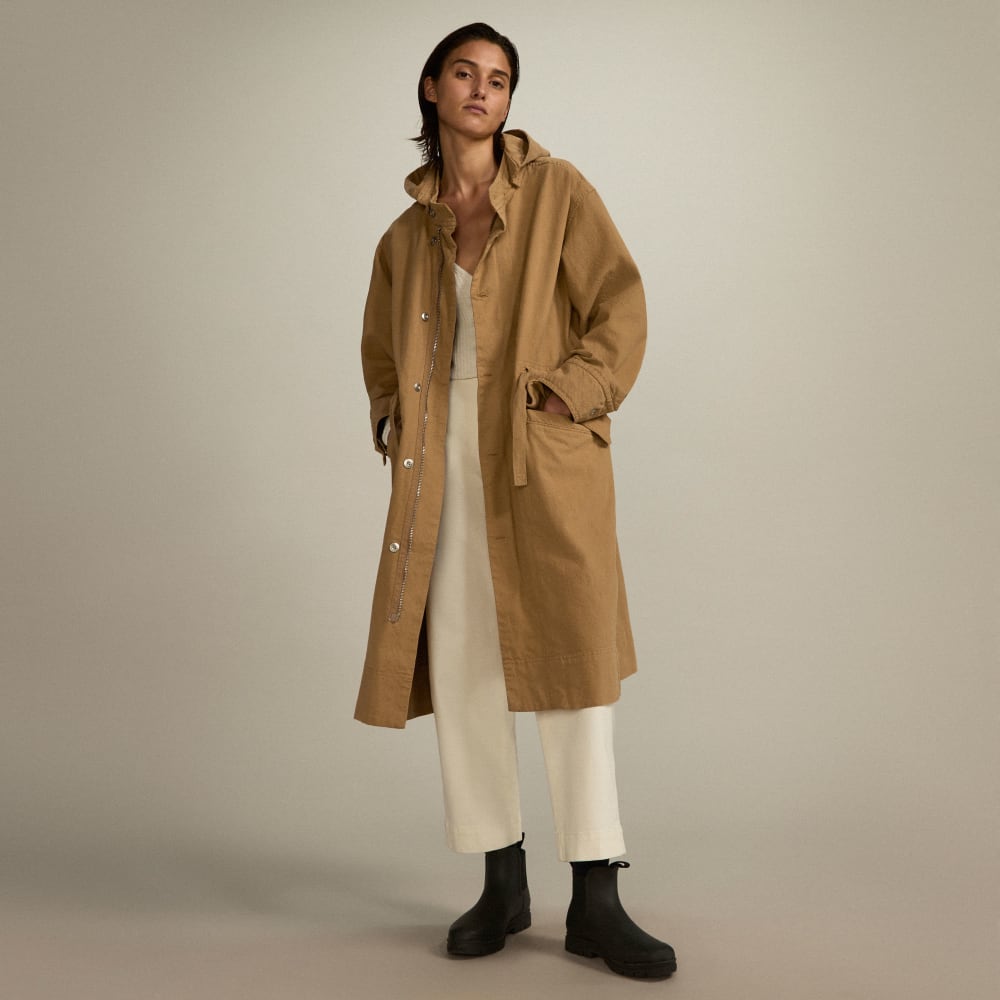 The Canvas Organic Cotton Parka | Cappuccino - Image 6
