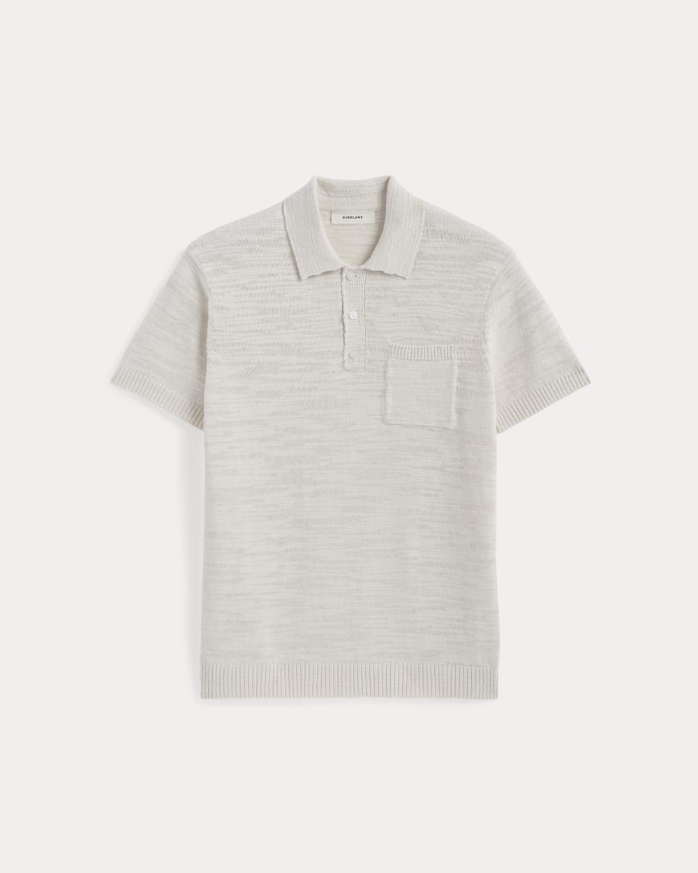 The Cotton Linen Polo | Birch - Image 2