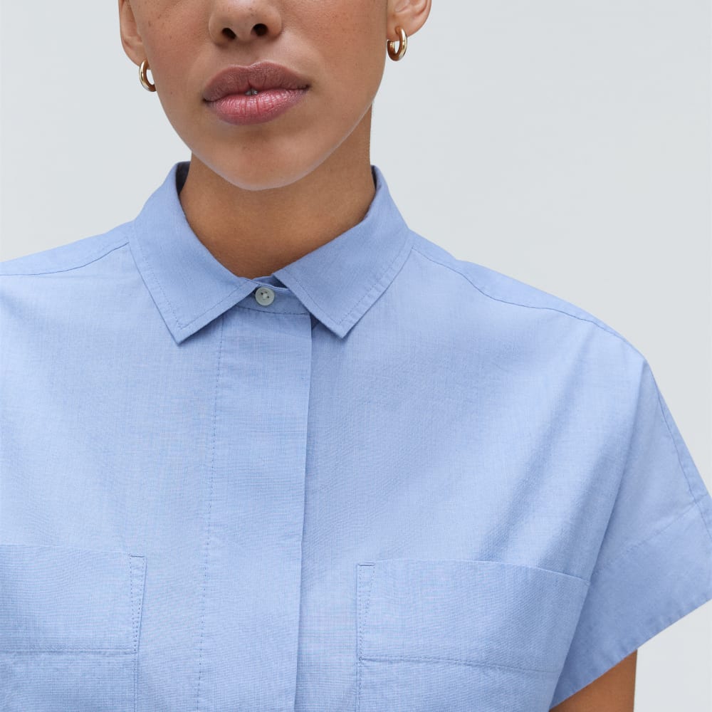 The Short-Sleeve Box Shirt | Slate Blue - Image 4