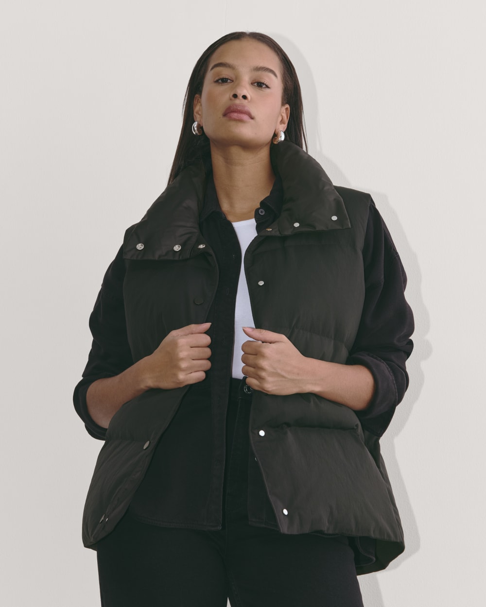 The Puffer Vest | Black - Image 4