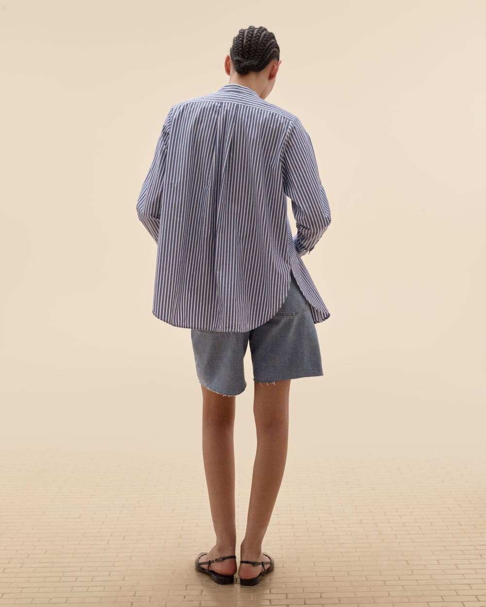 The OG Baggy Jean Short | Light Indigo - Image 9