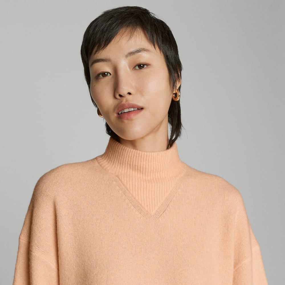 The Cozy-Stretch Pullover | Apricot - Image 4