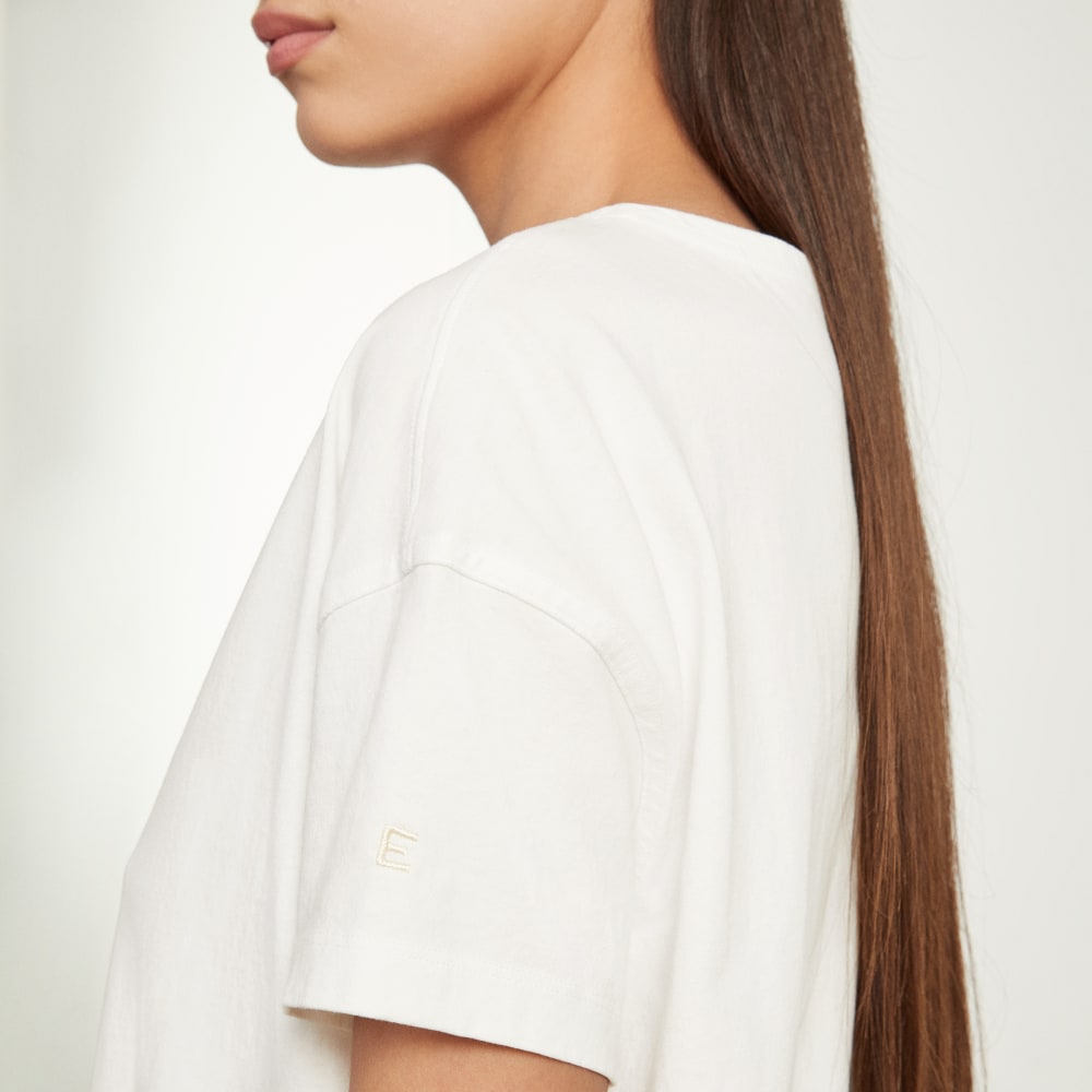 The Oversized Mariner Dress | White - Image 5