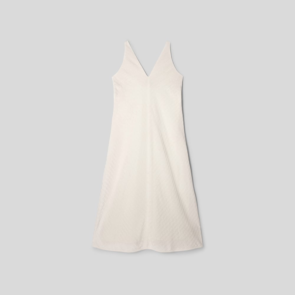 The City Stripe Midi Dress | Bone - Image 2