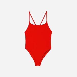 The String One-Piece | Bright Red