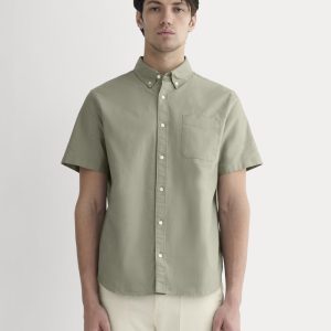 The Organic Short Sleeve Oxford Shirt | Sage Green