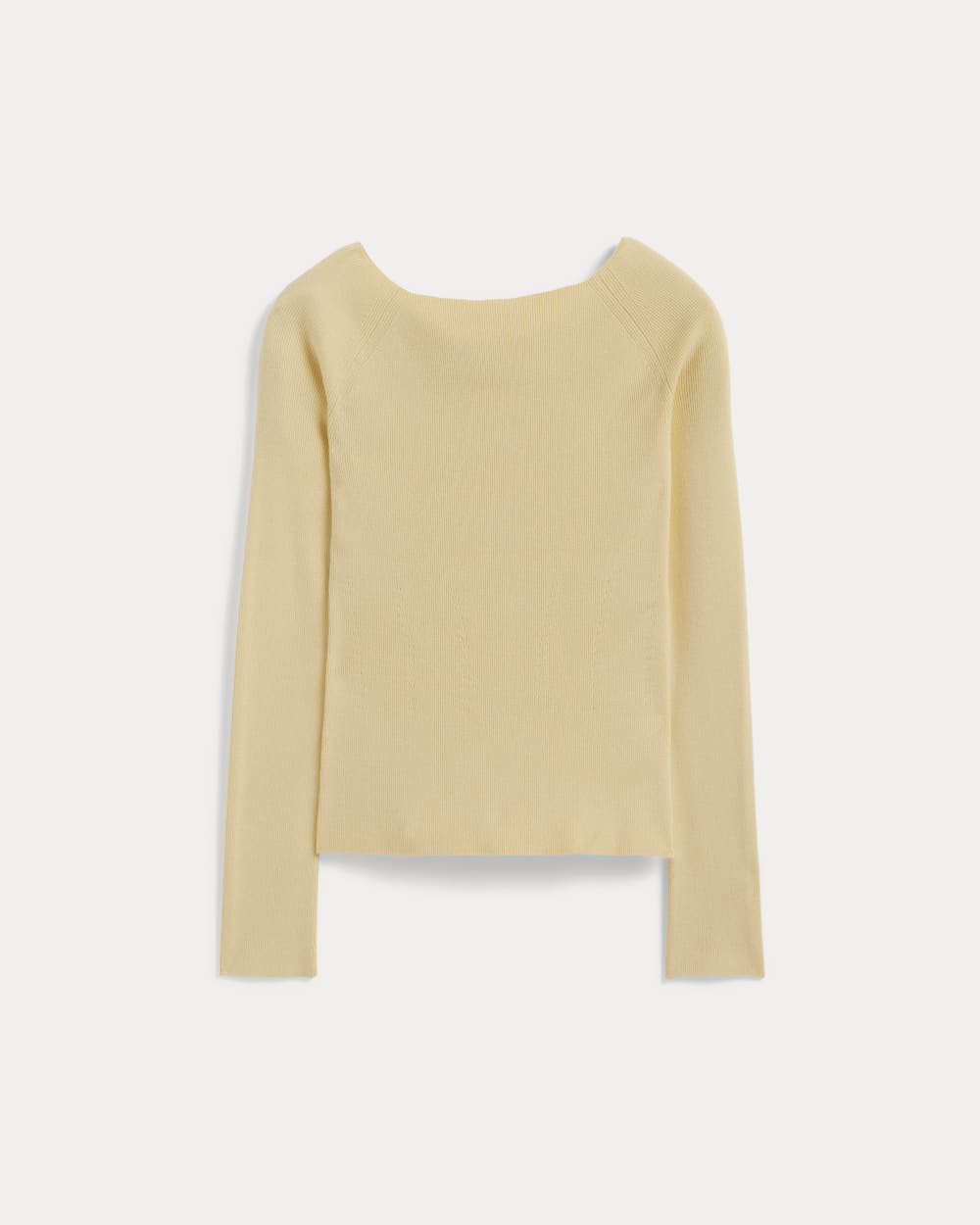 The Knit Boatneck Top | Banana Crepe - Image 2