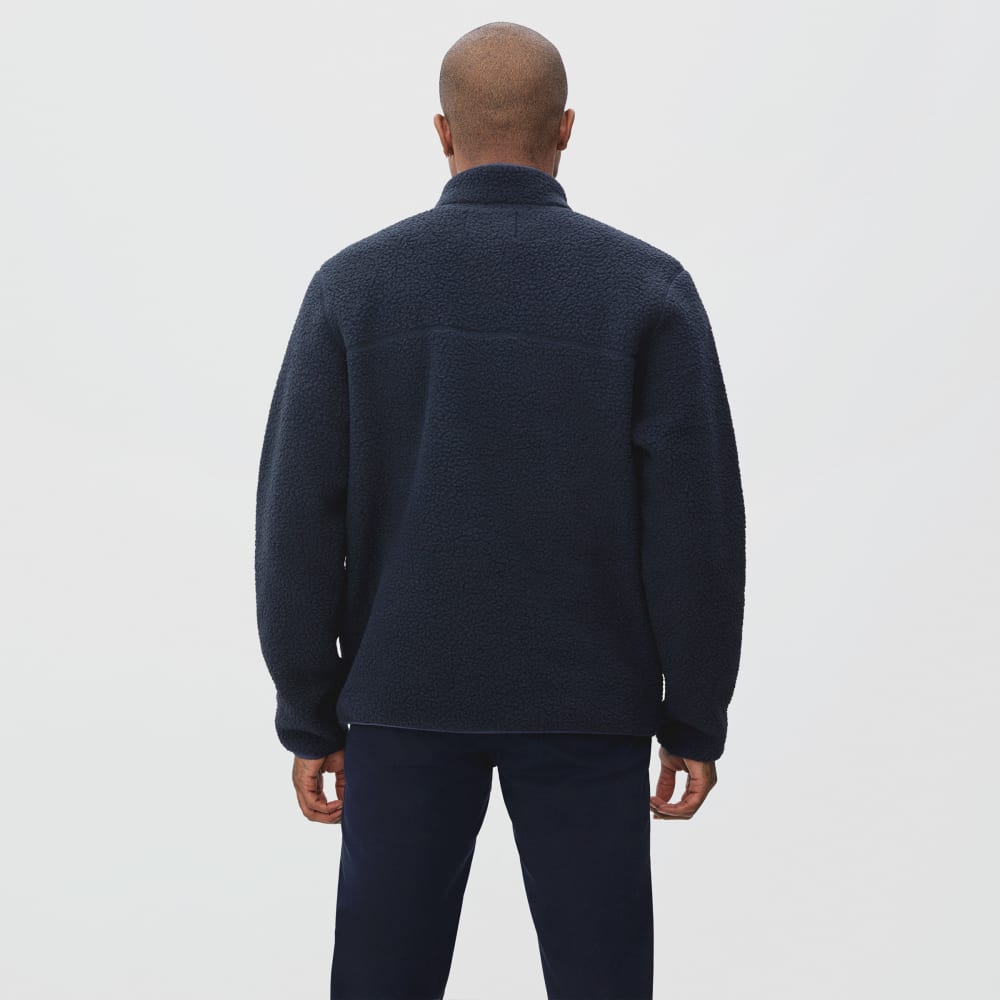 The ReNew Fleece Pullover | Navy - Image 5