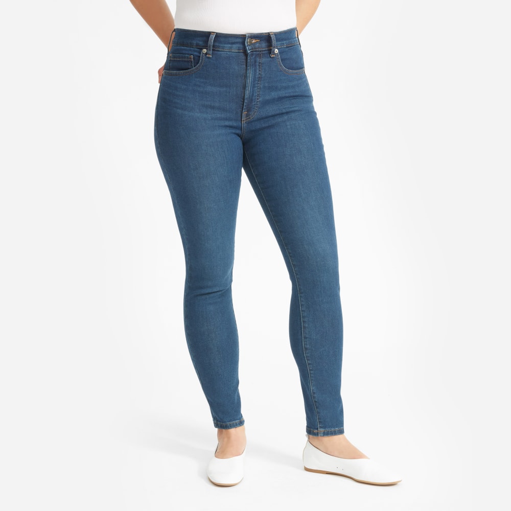 The Authentic Stretch High-Rise Skinny | Dark Blue Wash | 28.5 Inseam - Image 8