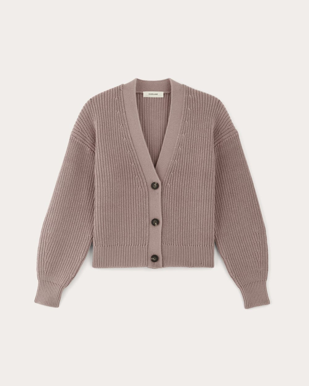 The Boxy Cardigan in Everyday Cotton | Dusty Rose - Image 2