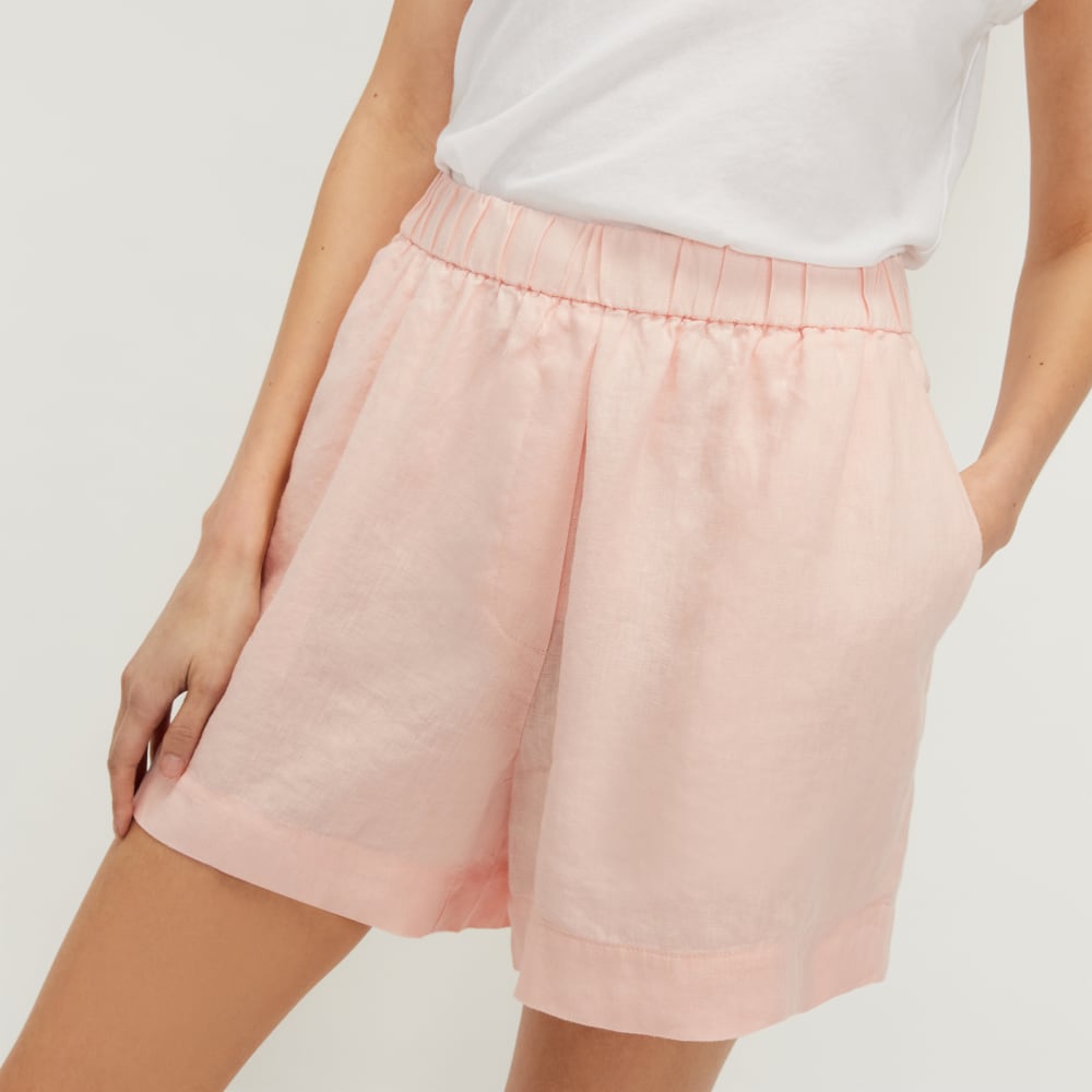 The Linen Boxer Short | Petal Pink - Image 4