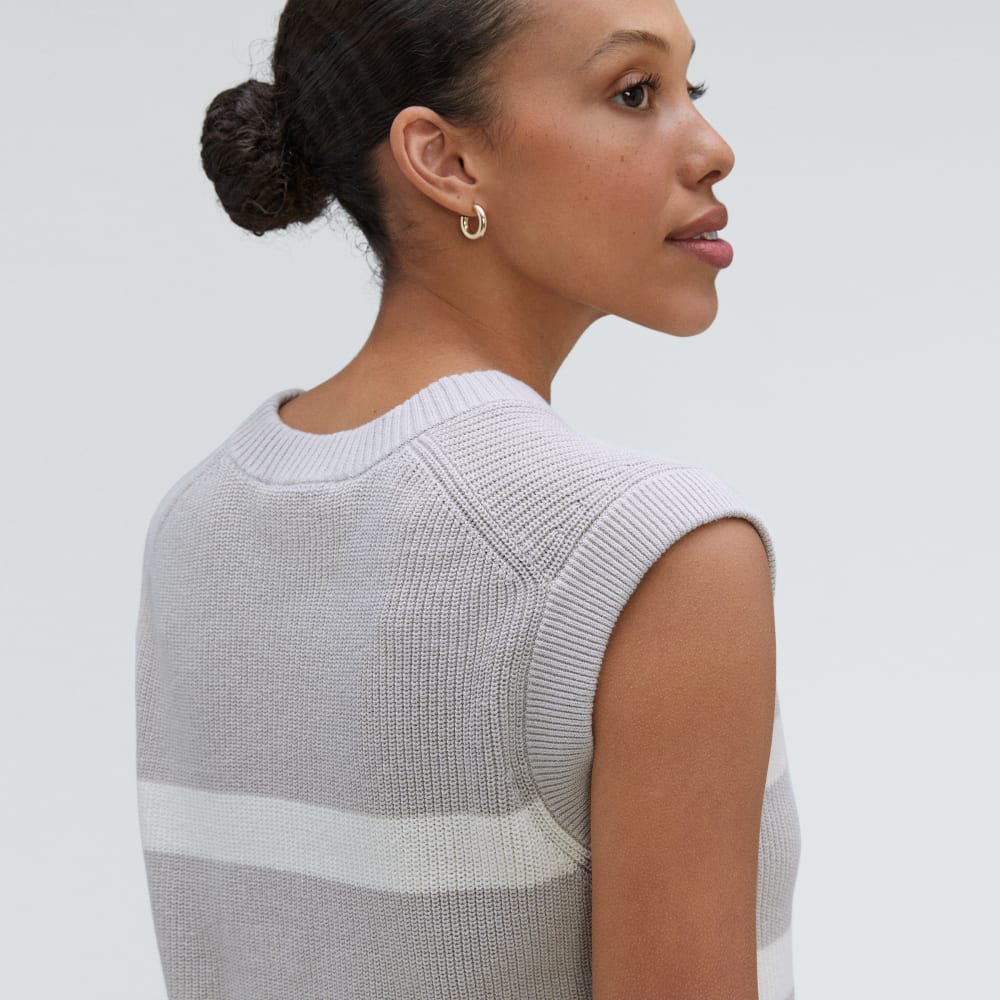 The Cotton Summer Sweater Tank | Moonlight Cloud / Canvas - Image 5