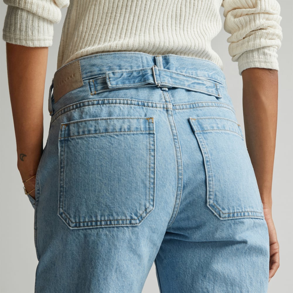 The Cinch Back Utility Jean | Sunkissed Blue - Image 5