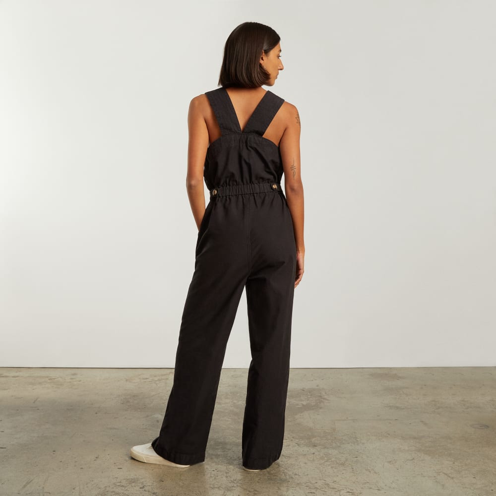 The Fatigue Apron Jumpsuit | Black - Image 3