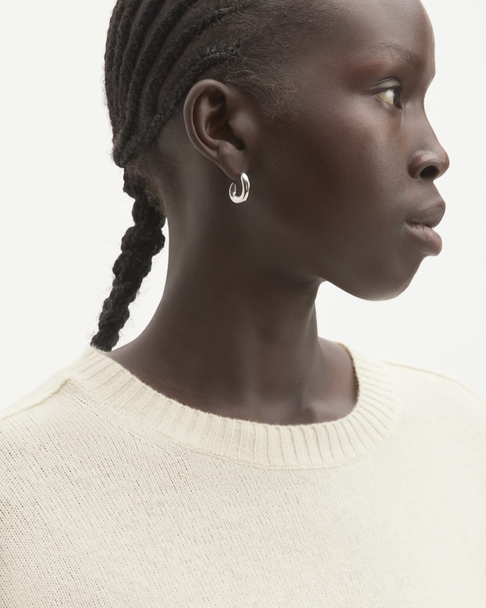 The Good Merino Wool Crewneck Sweater | Bone - Image 4