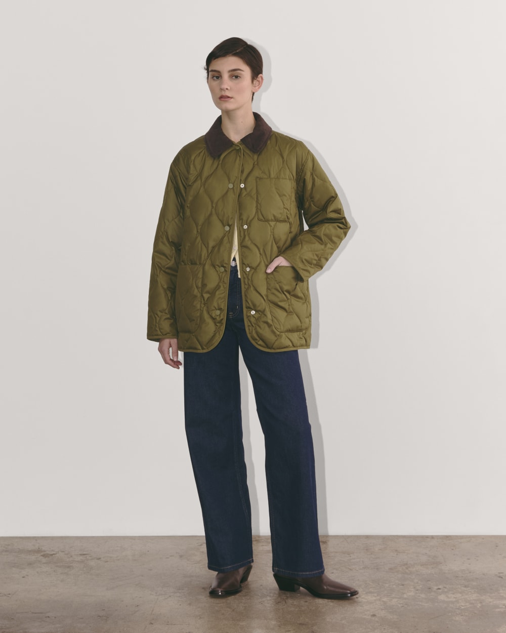 The Quilted Ranch Jacket | Olive - Image 4