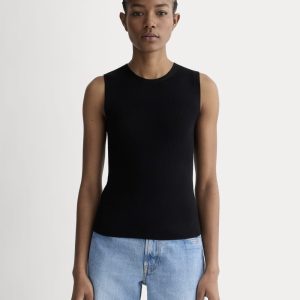 The Tank in Ultrasoft Merino | Black