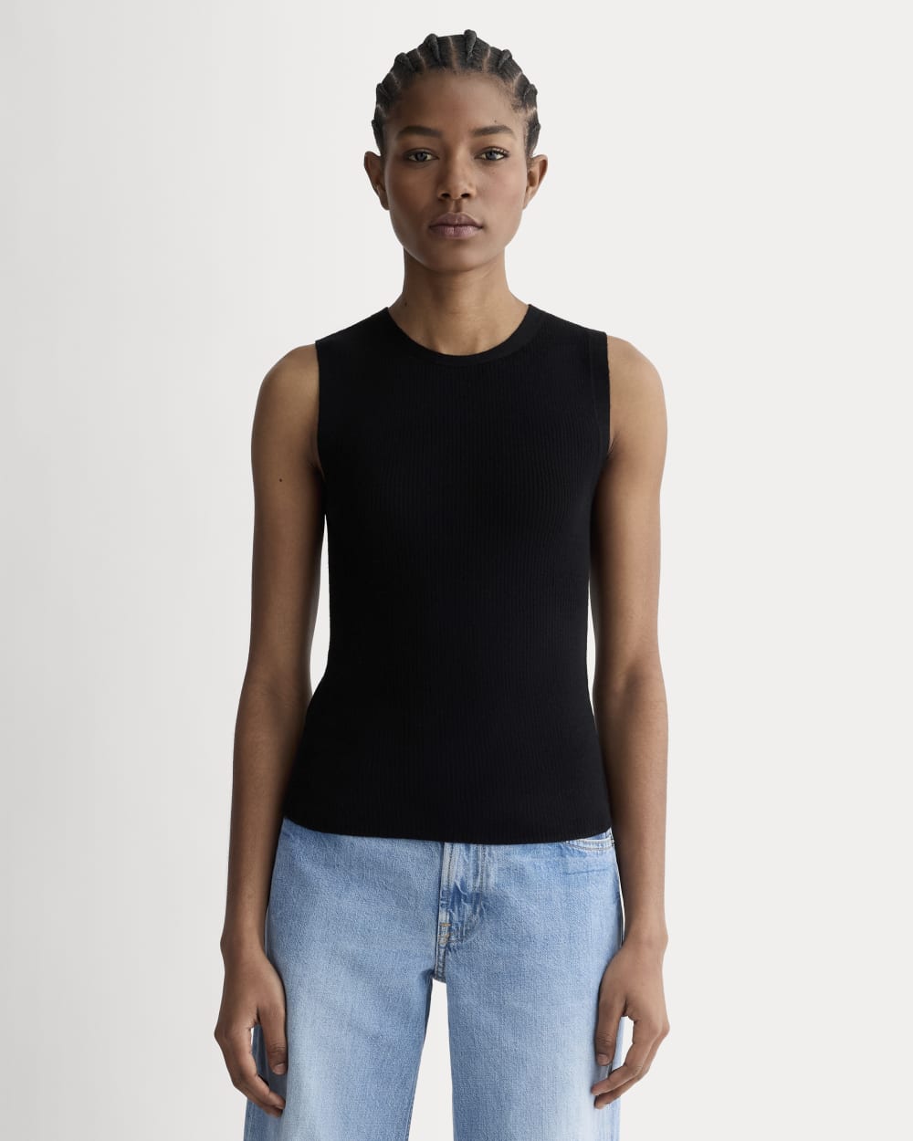 The Tank in Ultrasoft Merino | Black