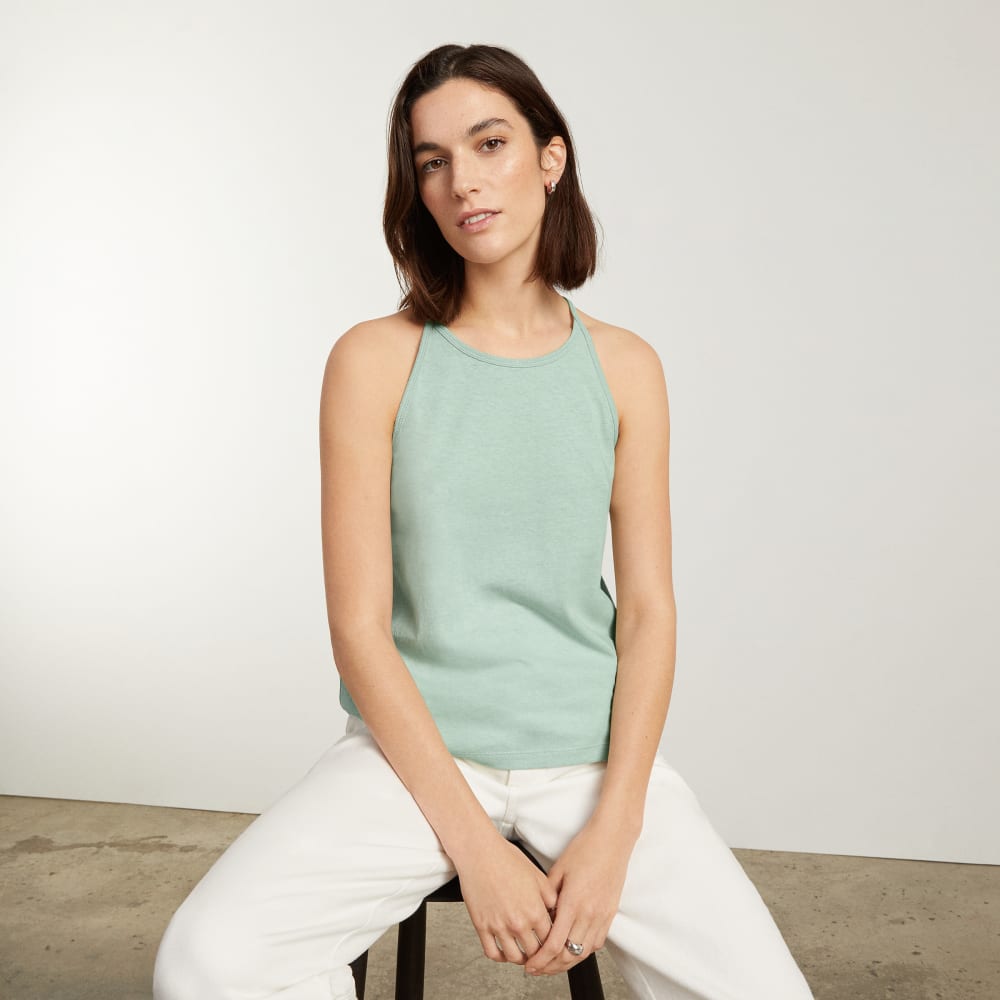 The Hemp Cutaway Tank | White Sage - Image 6