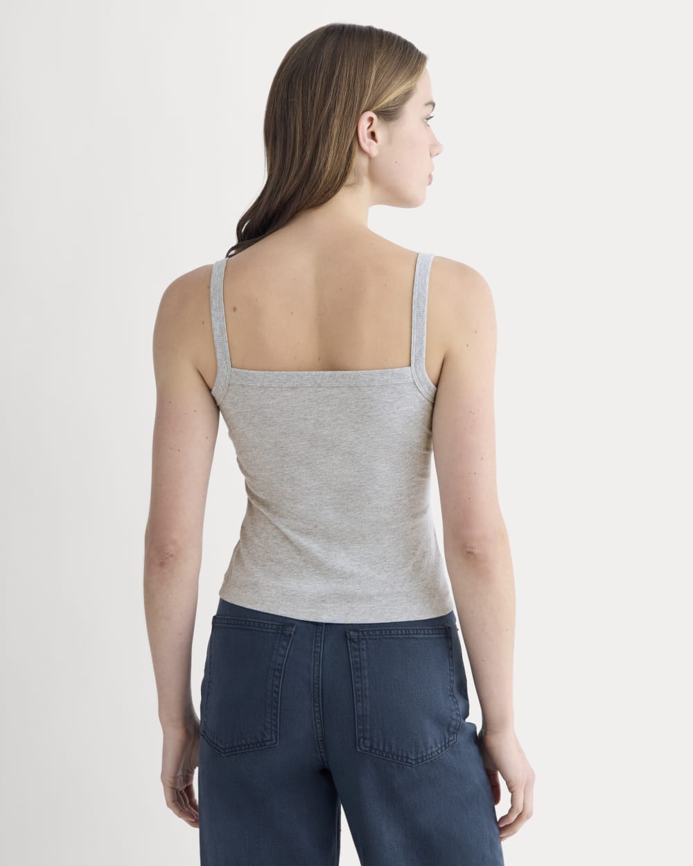 The Essential Square-Neck Tank | Heathered Grey - Image 5