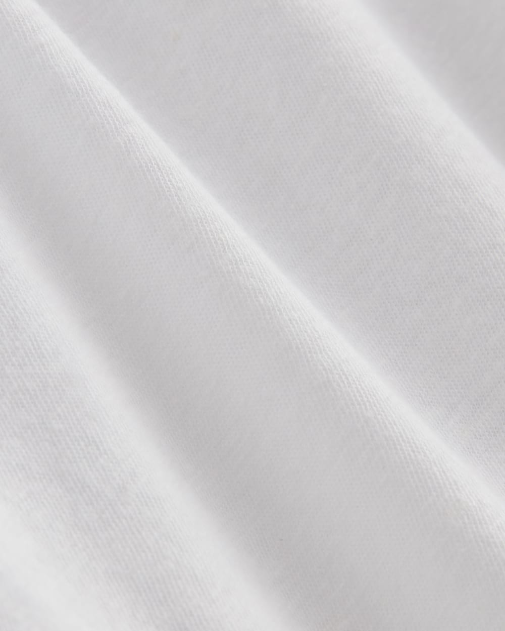 The Box-Cut Tee in Cotton Linen | White - Image 5