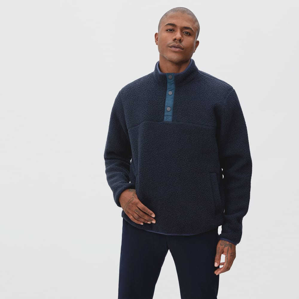 The ReNew Fleece Pullover | Navy - Image 2
