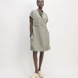 The TENCEL? Easy Workwear Dress | Sage Green