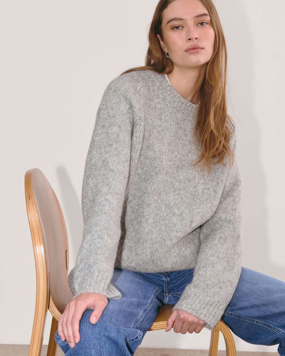 The Relaxed Crew in Cloud | Heather Grey - Image 4