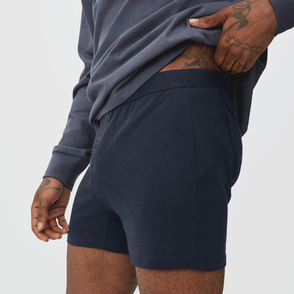 The Supima® Boxer | Uniform | Deep Navy - Image 2