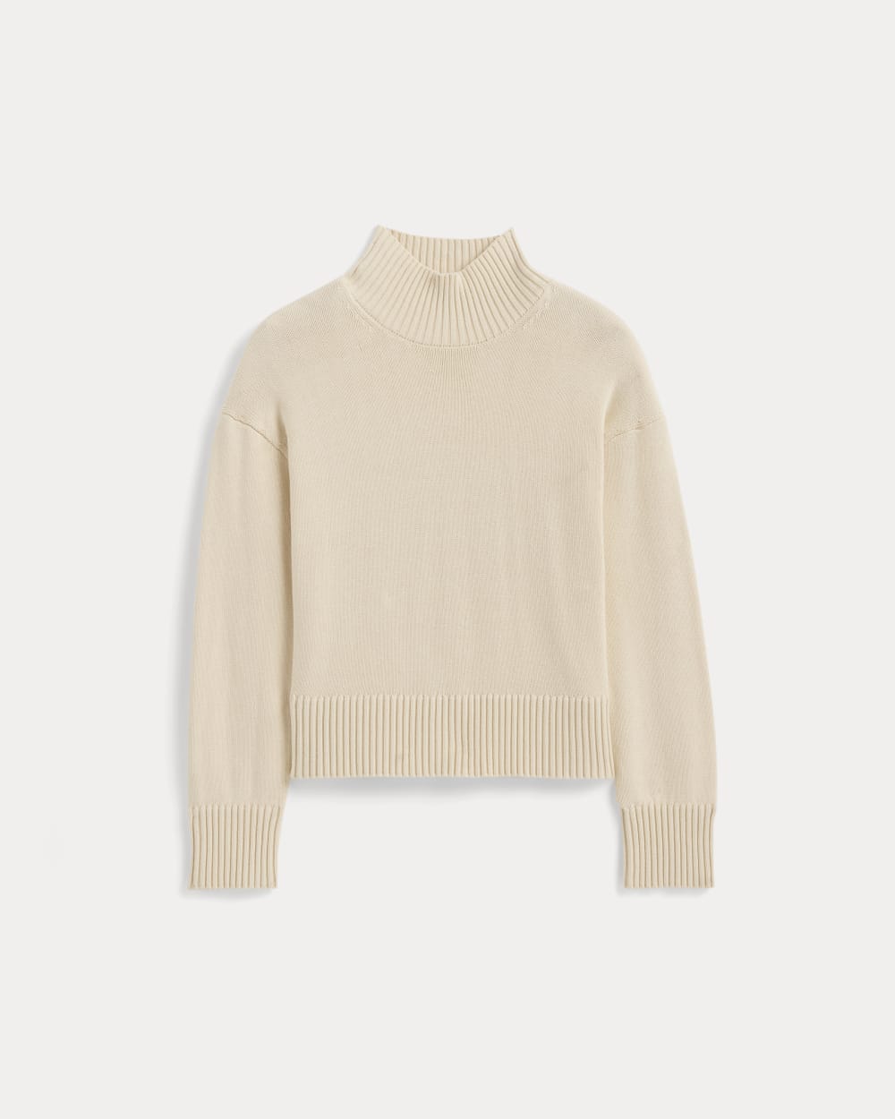 The Boxy Turtleneck in Everyday Cotton | Canvas - Image 2