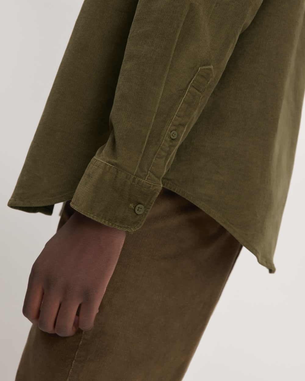 The Relaxed Corduroy Shirt | Beech - Image 5