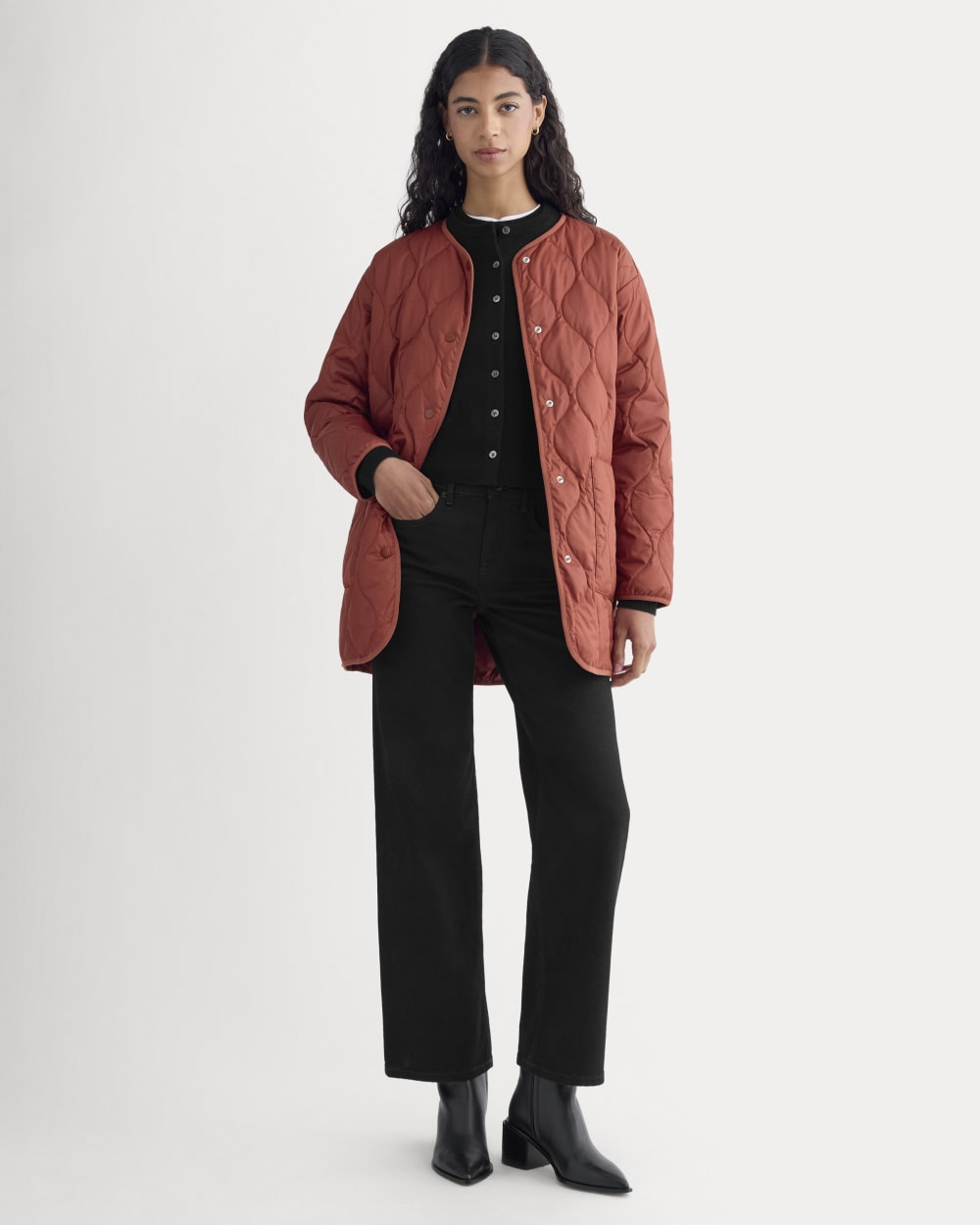 The Quilted Liner | Merlot - Image 3