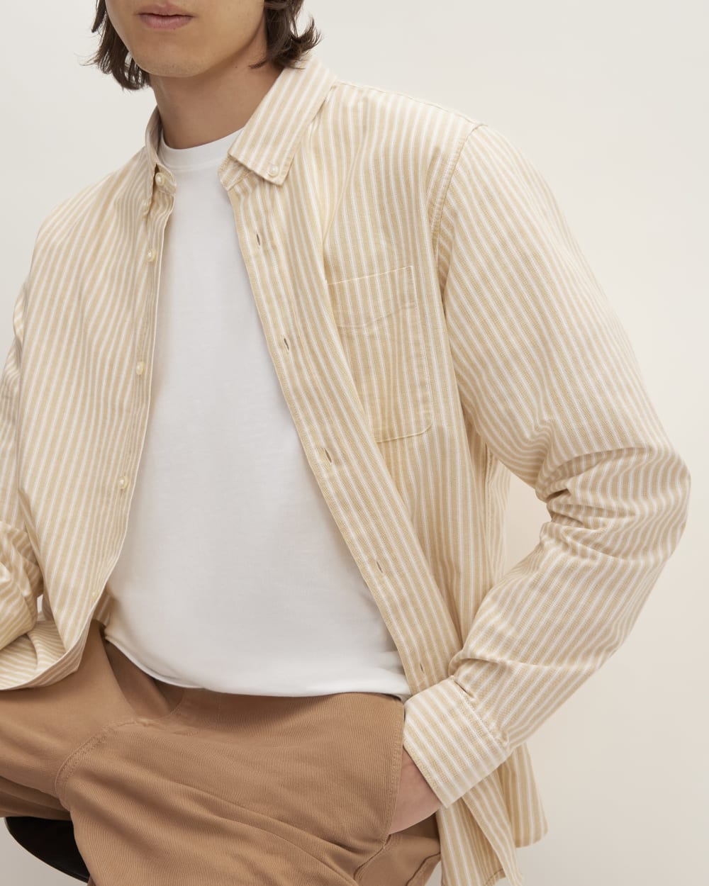 The Classic Oxford Shirt | Bone / Honey | Standard - Image 4