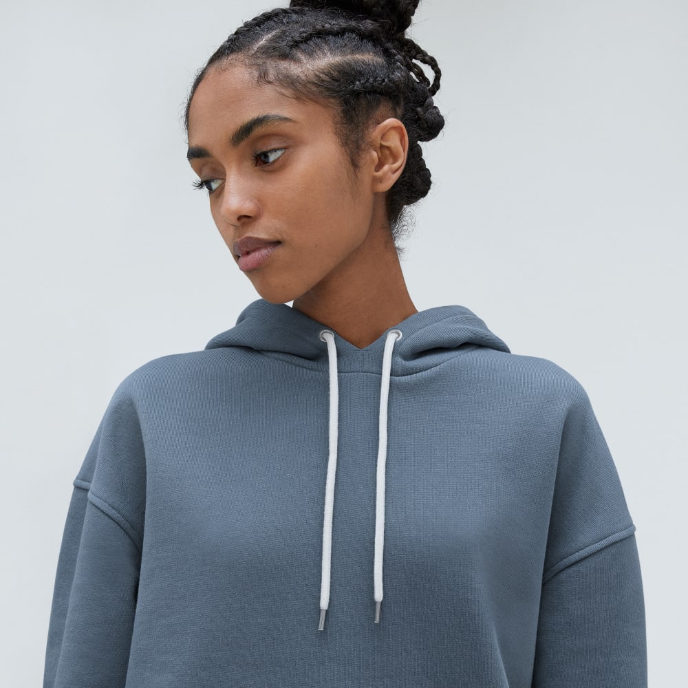 The Track Organic Cotton Popover | Faded Blue - Image 4