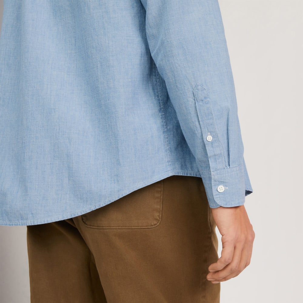 The Relaxed Organic Chambray Shirt | Mid ReChambray - Image 5