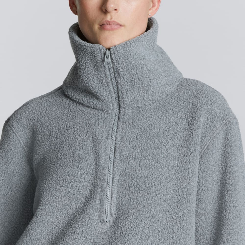 The ReNew Fleece Half-Zip | Heathered Coal - Image 4