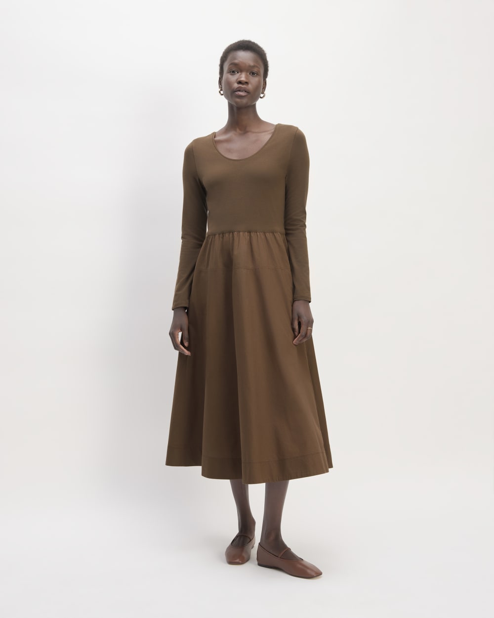 The Long-Sleeve Riviera Dress | Cocoa