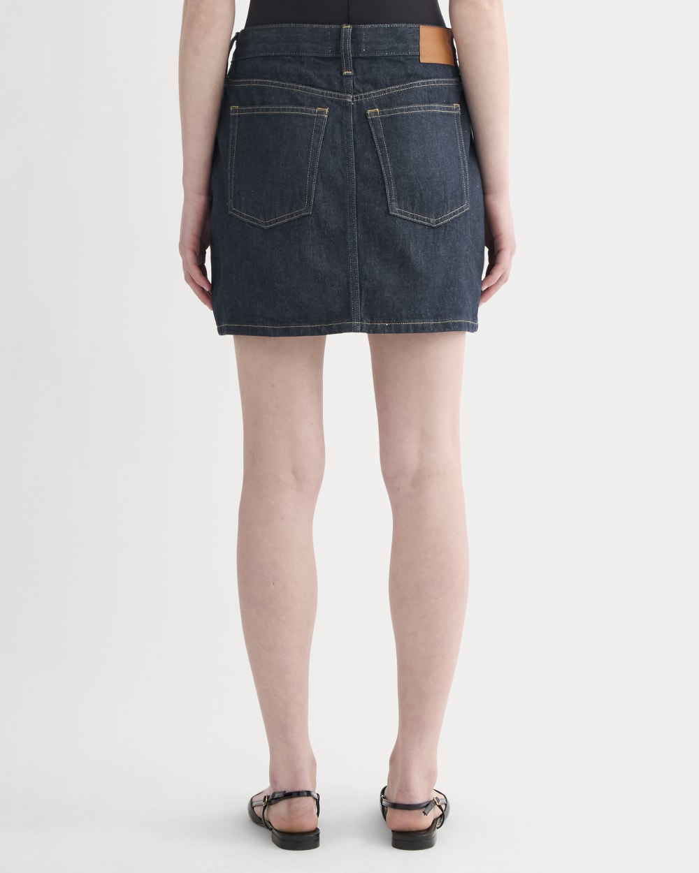 The Denim Mini Skirt | Dark Indigo - Image 5