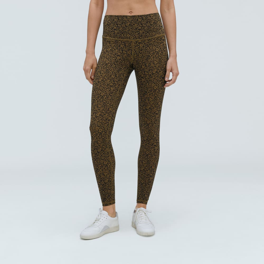 The Perform Legging? | Black / Breen Floral | Ankle - Image 2
